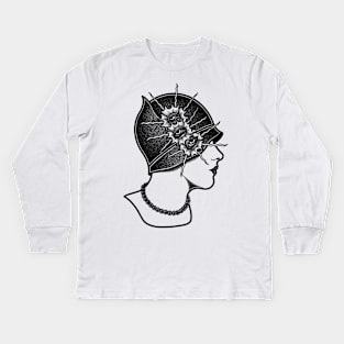 Dark lady Kids Long Sleeve T-Shirt